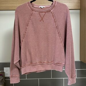 Z Supply Waffle Knit Long Sleeve